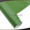 Army green 1.52*30m car body decoration sticker color change waterproof vinyl with air buubble